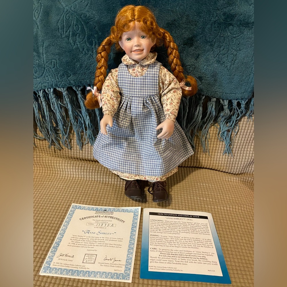 Ashton Drake, “Anne Shirley” Anne Of Green Gables Collection, Porcelain Doll